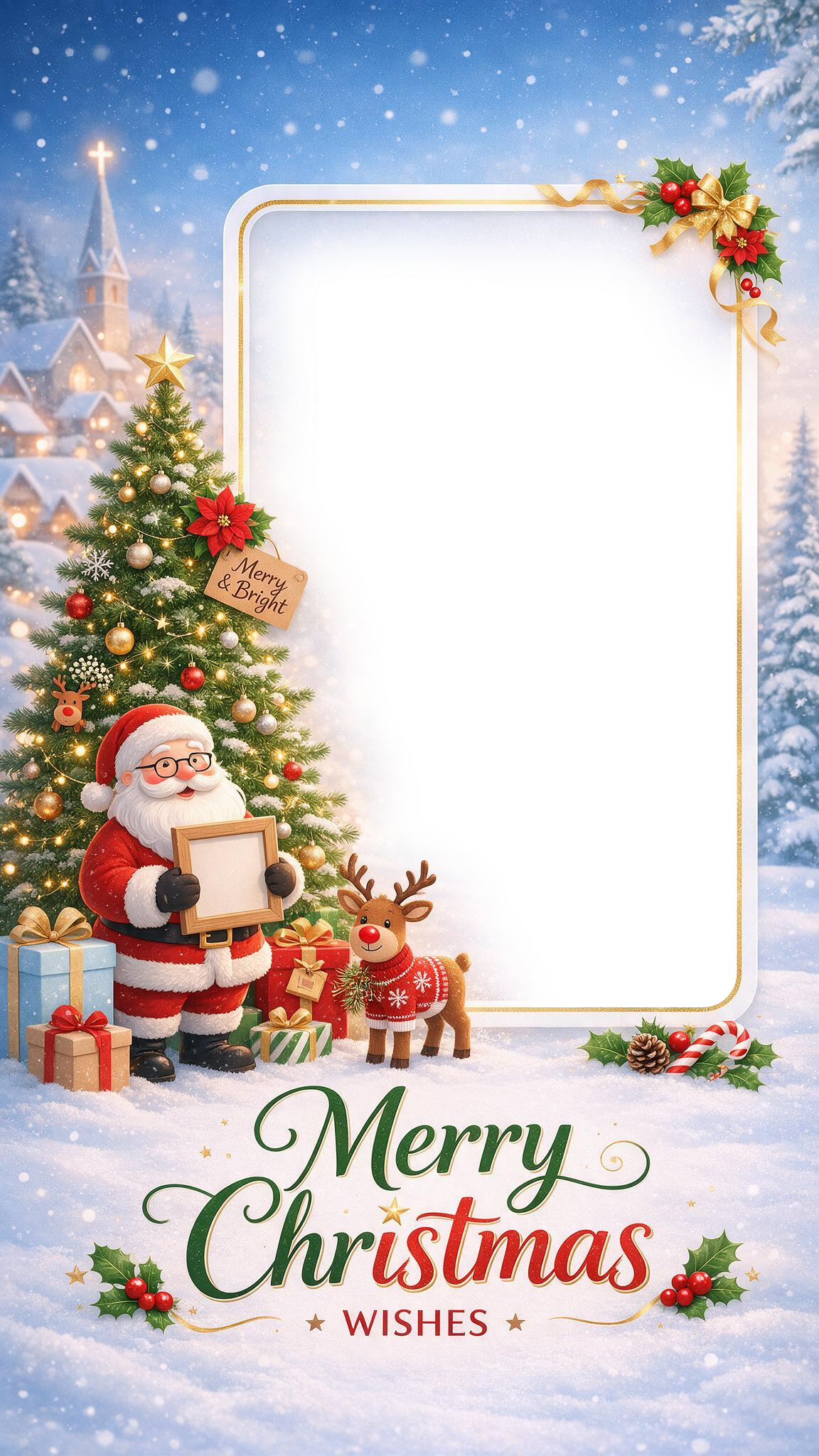 Winter window frame
